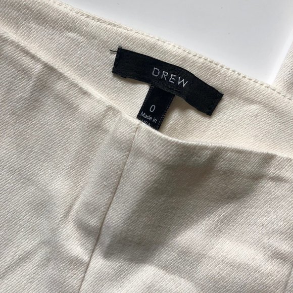 DREW | Cream Slit Front Dress Pants | Size 0 - Picture 5 of 9